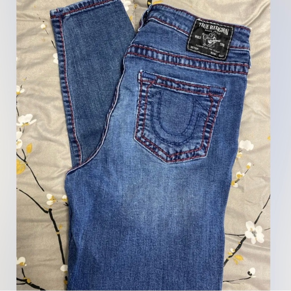 True Religion Jennie Curvy Jeans
Womens Size 30 Stretch Super Skinny